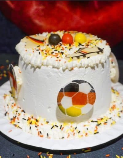 Eistorte Mini EM Fußball